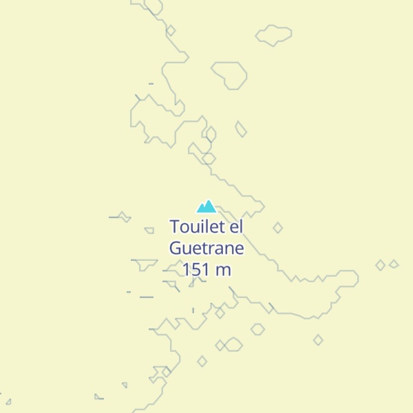 Map of Touilet el Guetrane