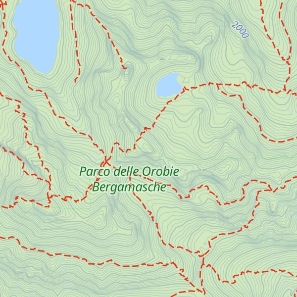 Map of Pizzo Paradiso