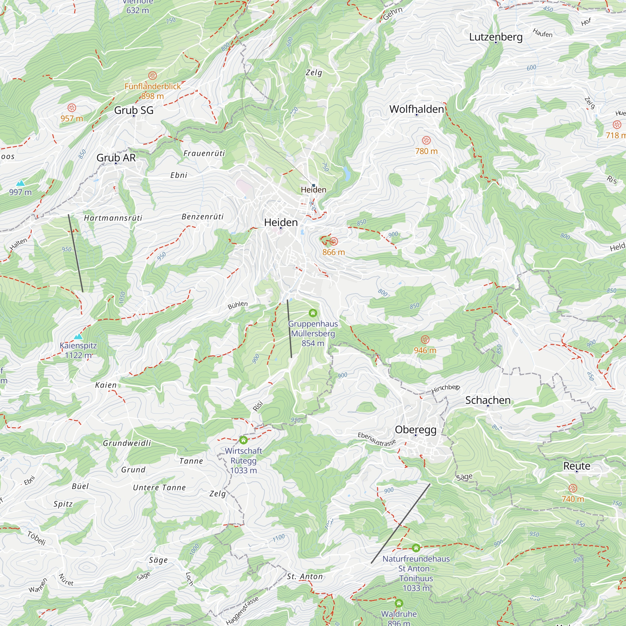Gruppenhaus Müllersberg map