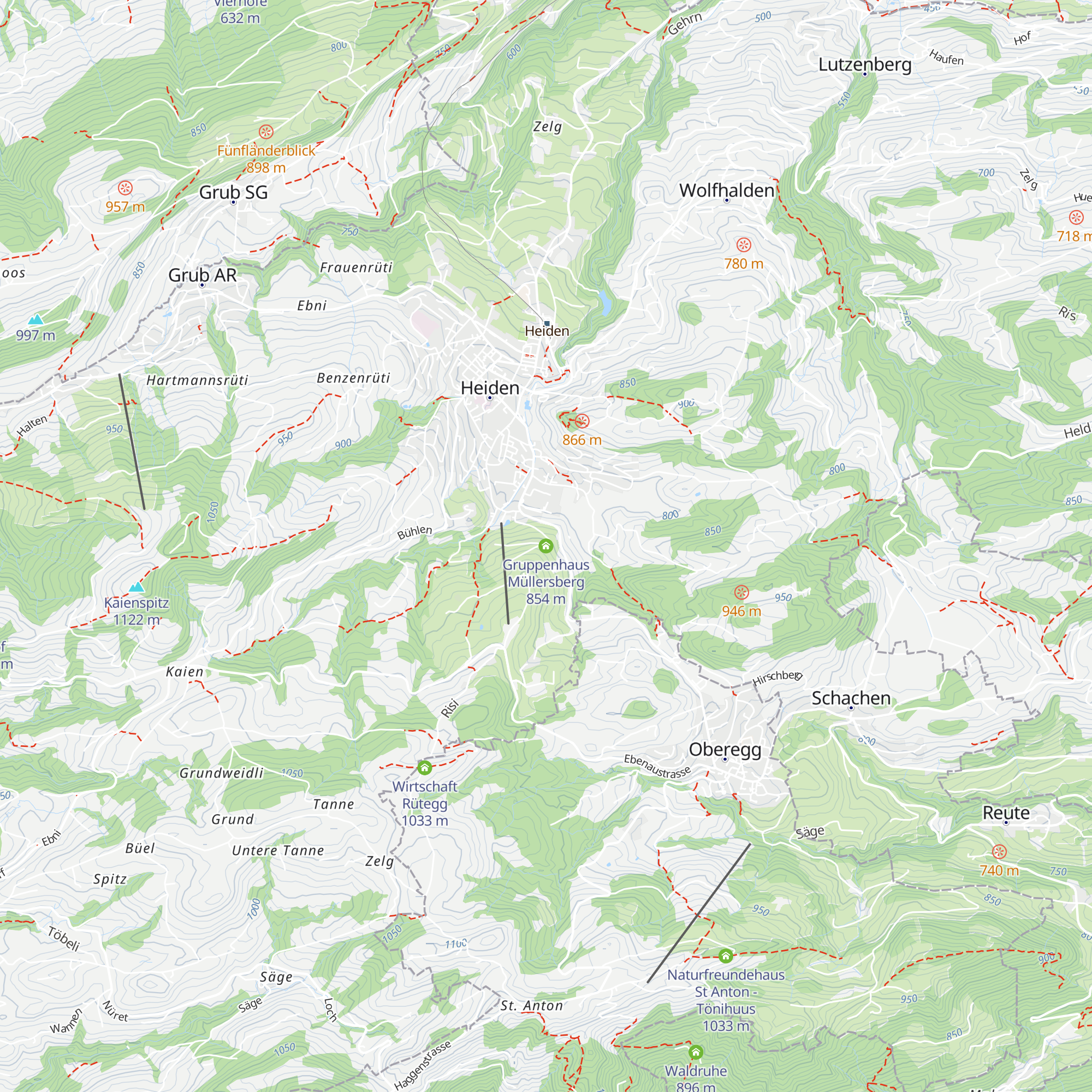 Gruppenhaus Müllersberg map