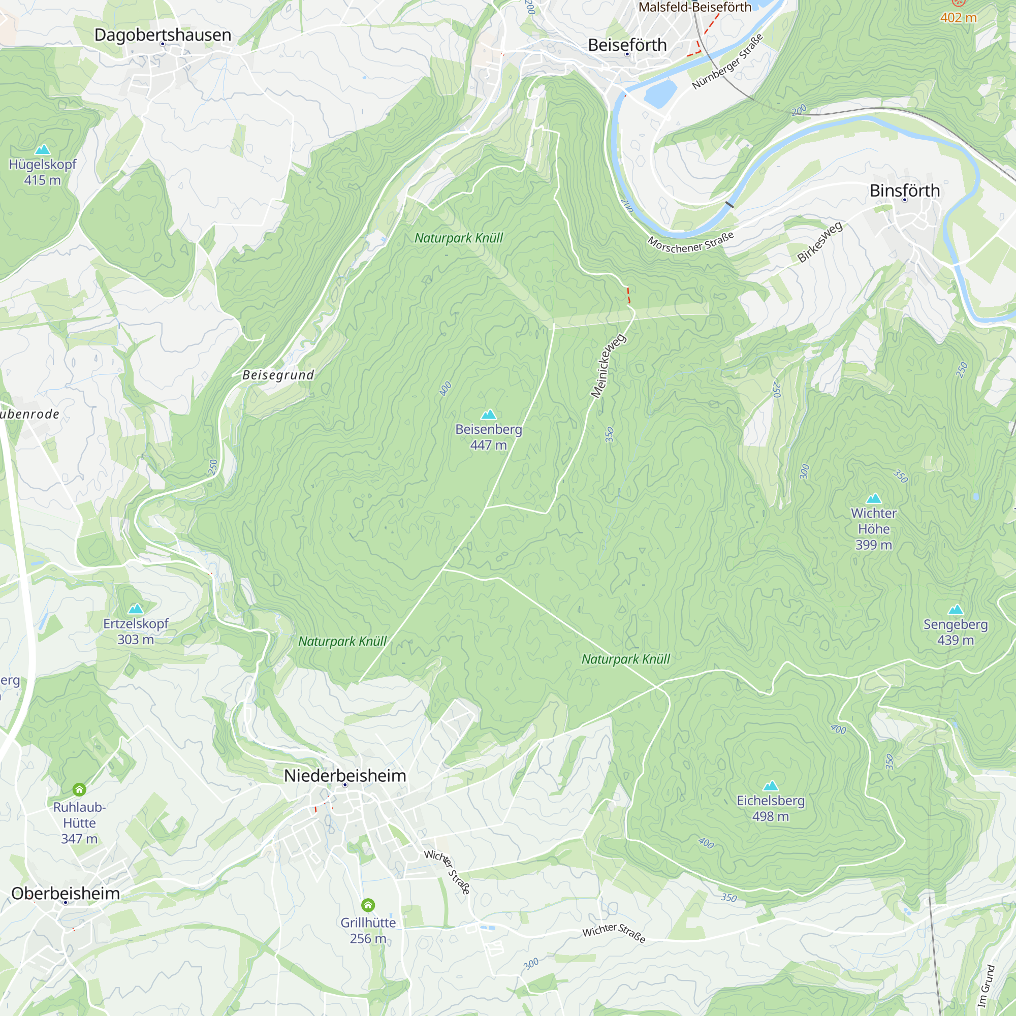 Hilgenstrauchhütte map