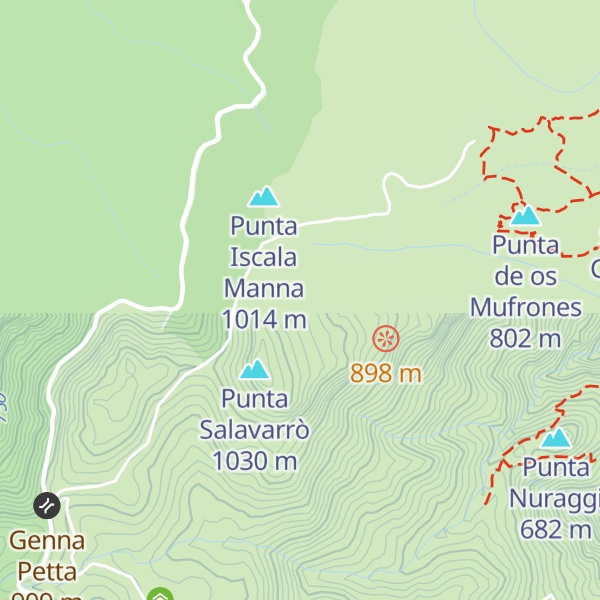 Map of Cuile Montigheddu