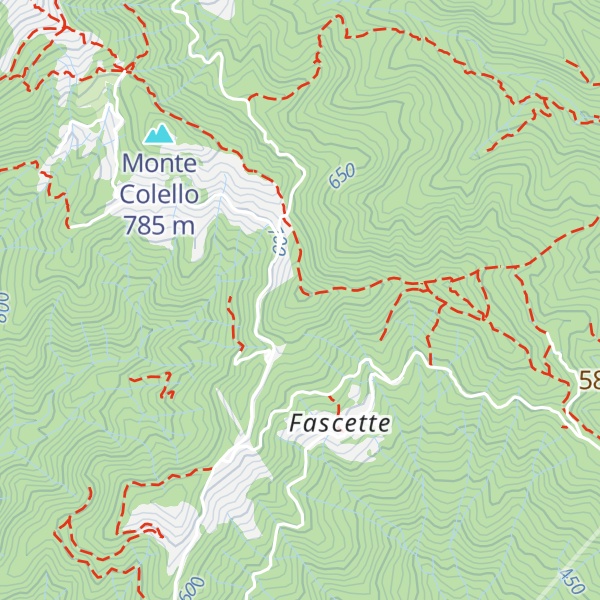 Map of Monte Bastia