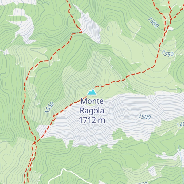 Map of Monte Ragola