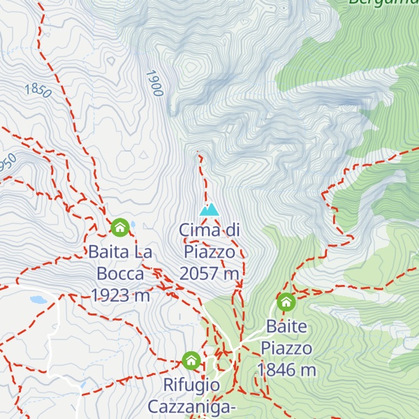 Map of Cima di Piazzo