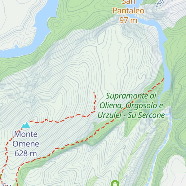 Map of Cuile di Monte Omene