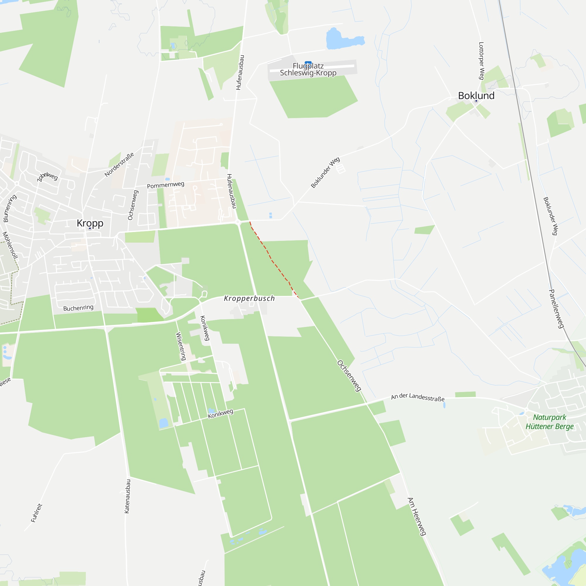 Schutzhütte Jakobsweg map