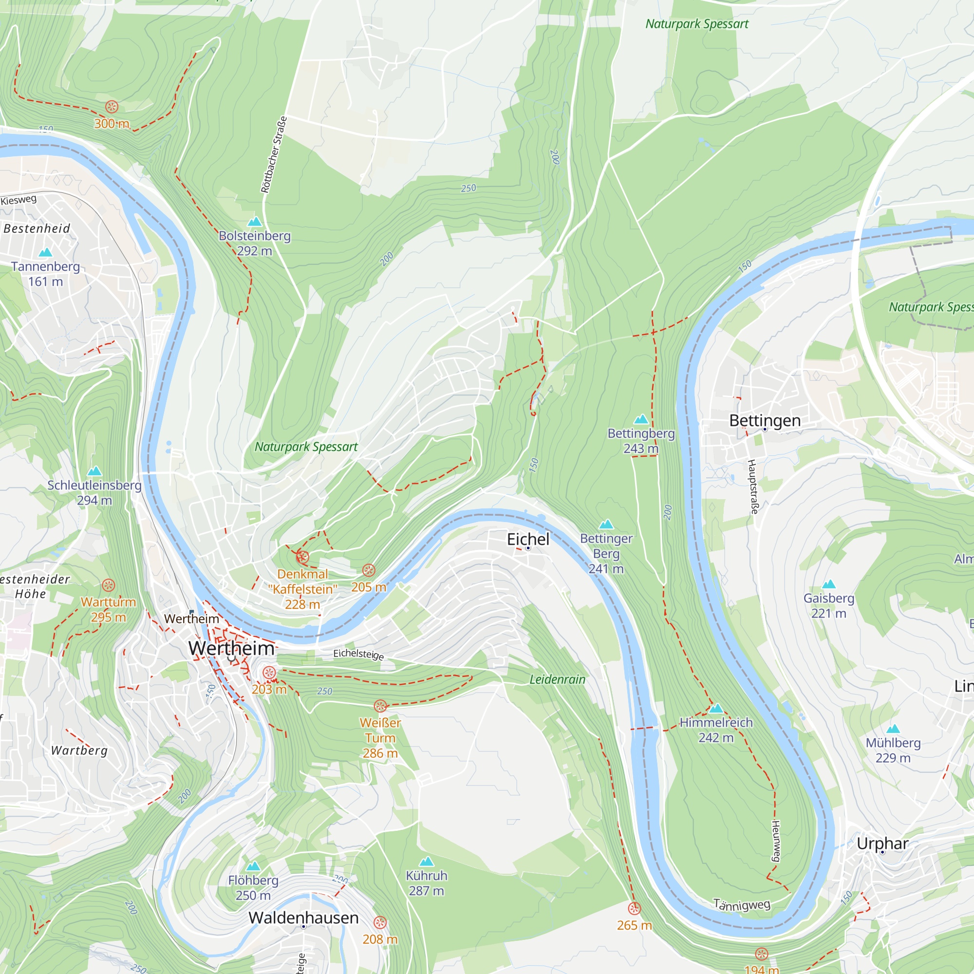 Schutzhütte an Witt(wichs)bach map