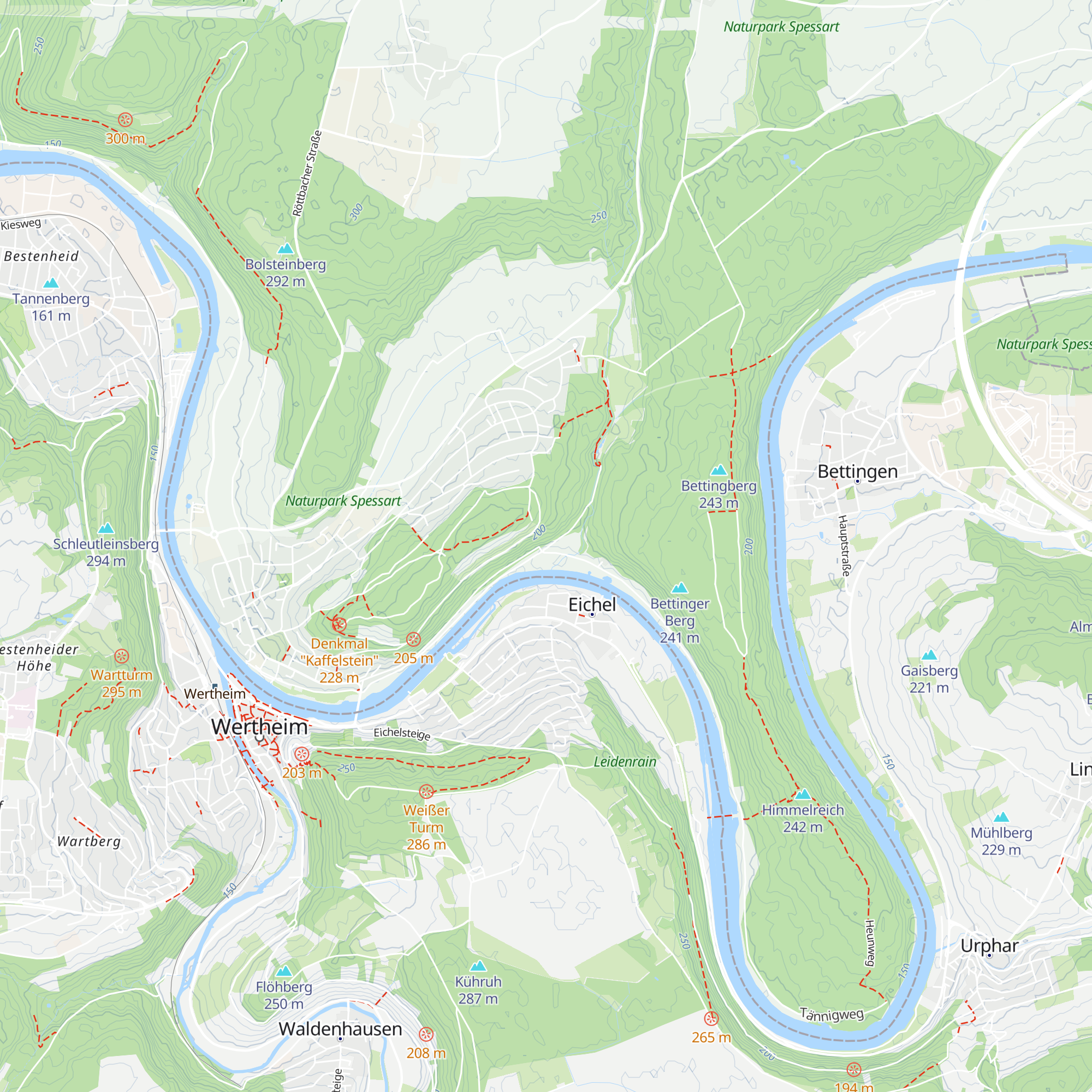 Schutzhütte an Witt(wichs)bach map