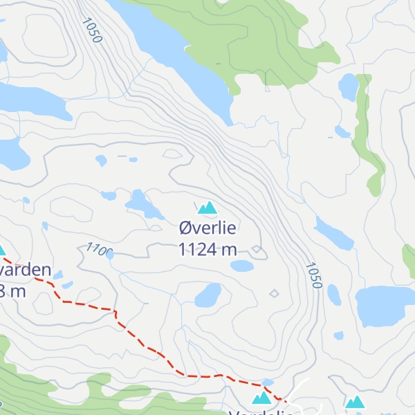 Map of Øverlie