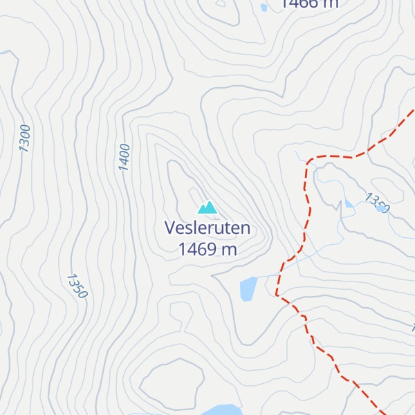 Map of Vesleruten