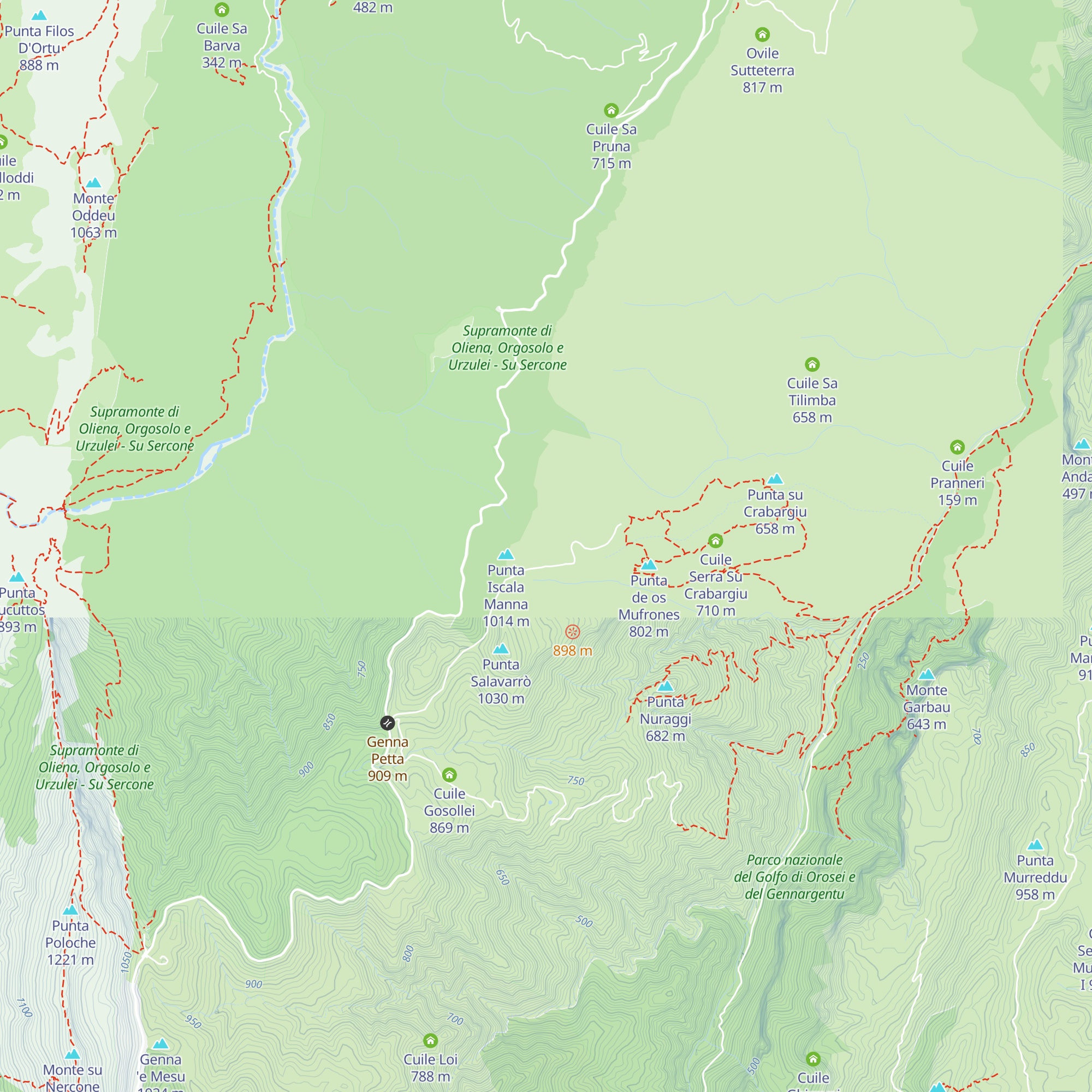 Cuile Iscala Manna map