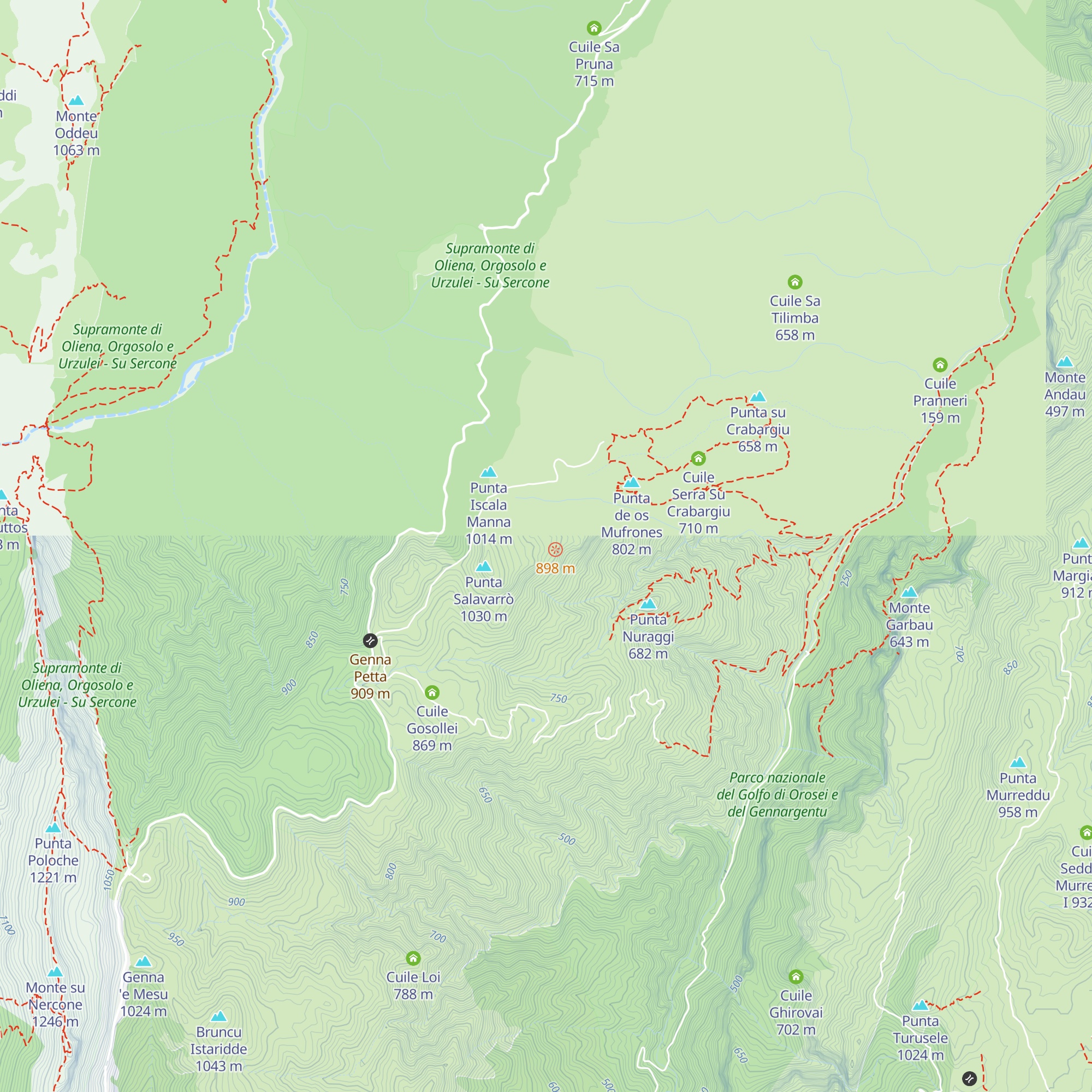 Cuile Ecciu map