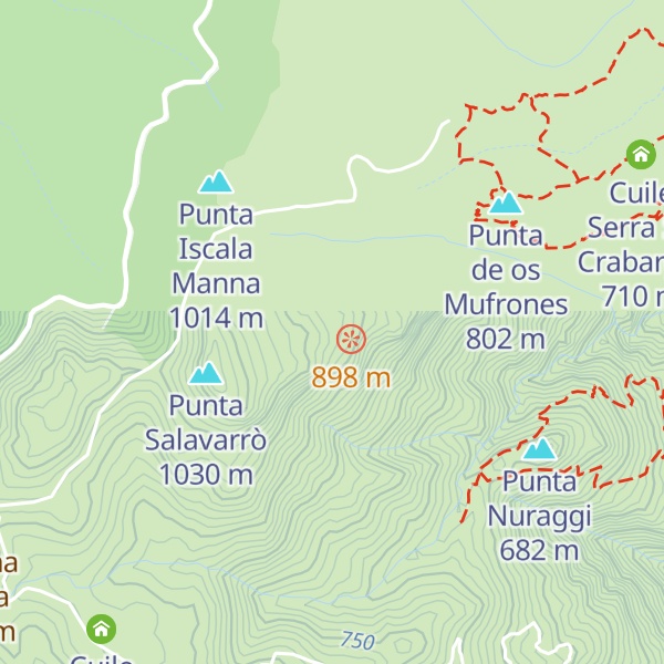 Map of Cuile Ecciu