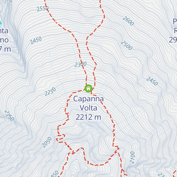 Map of Capanna Volta