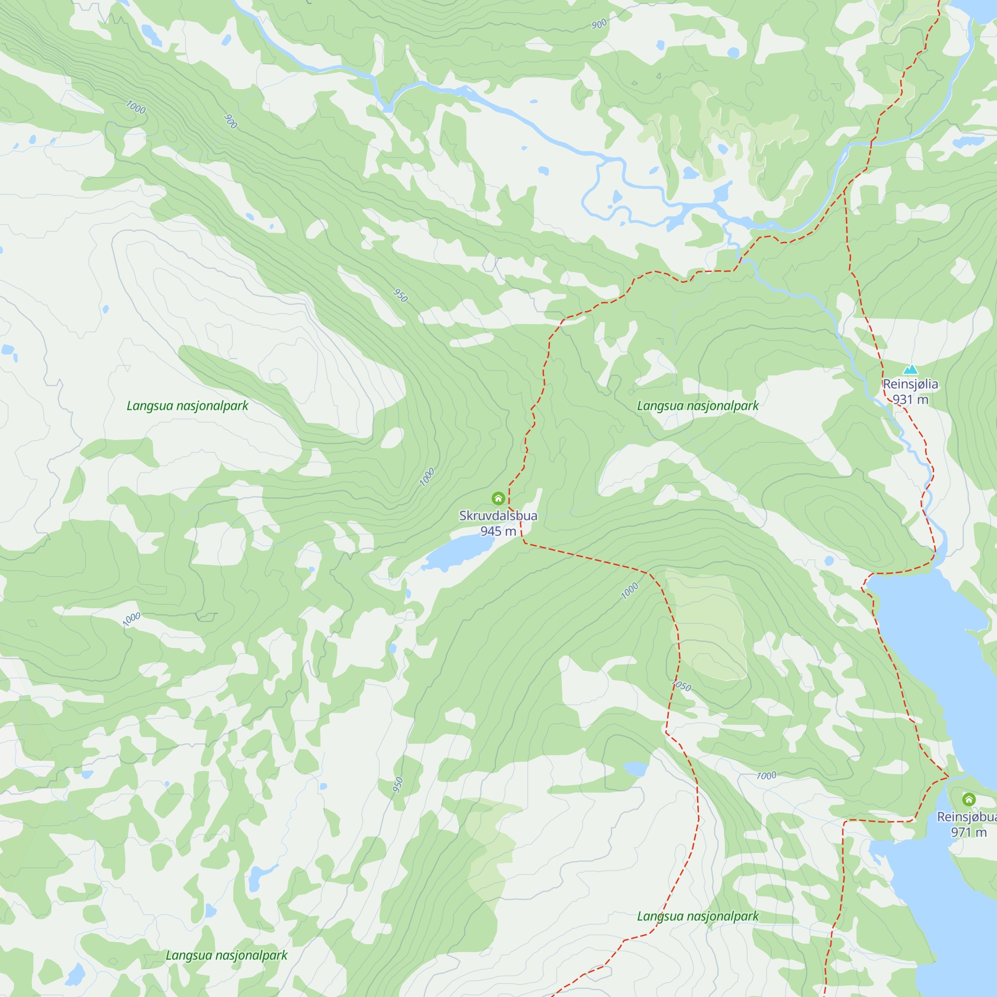 Skruvdalsbua map