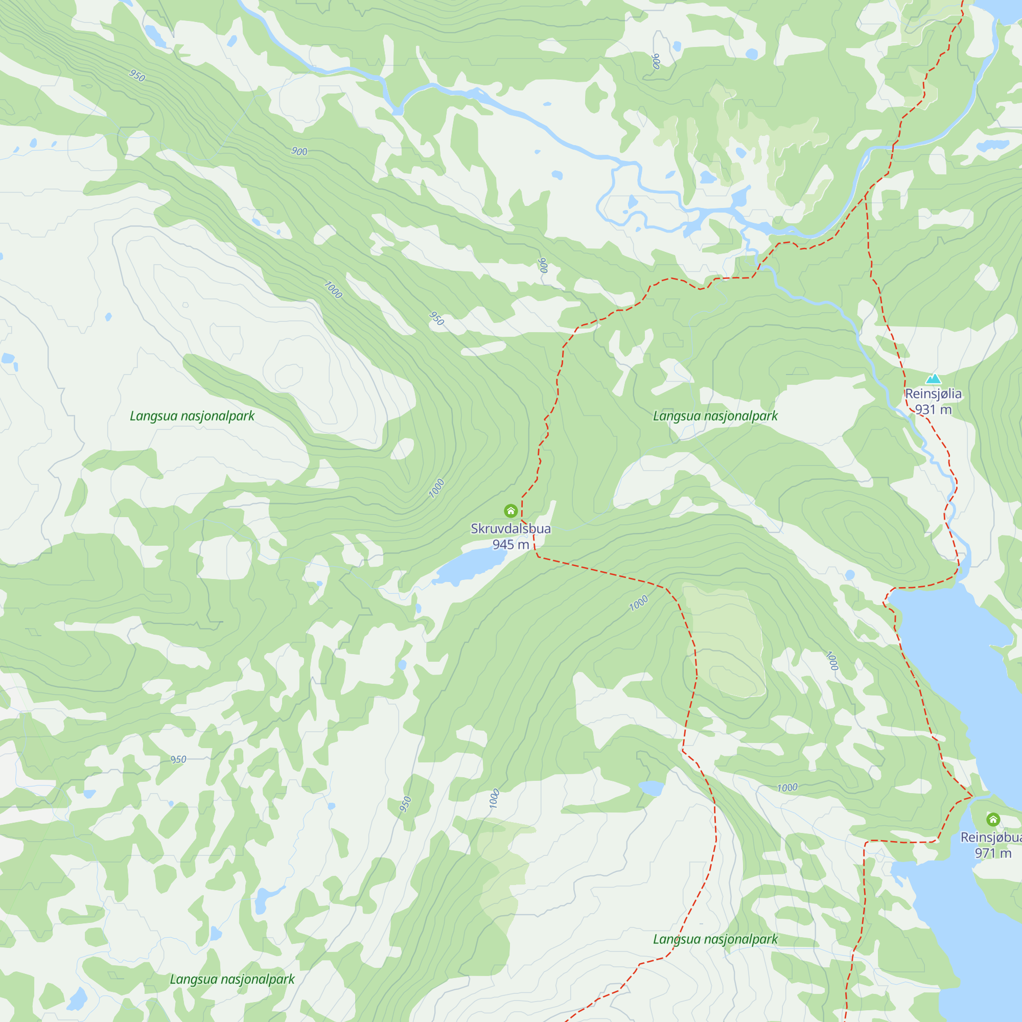 Skruvdalsbua map
