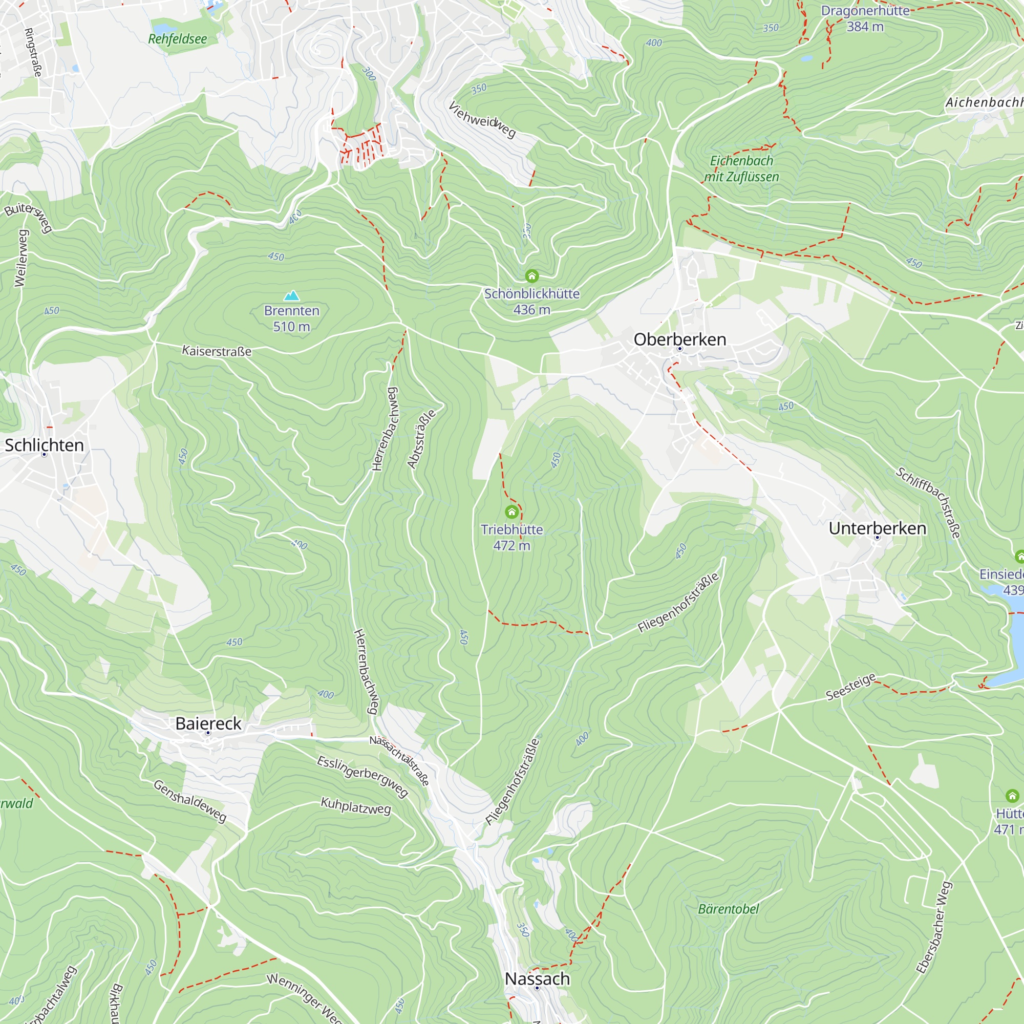 Triebhütte map