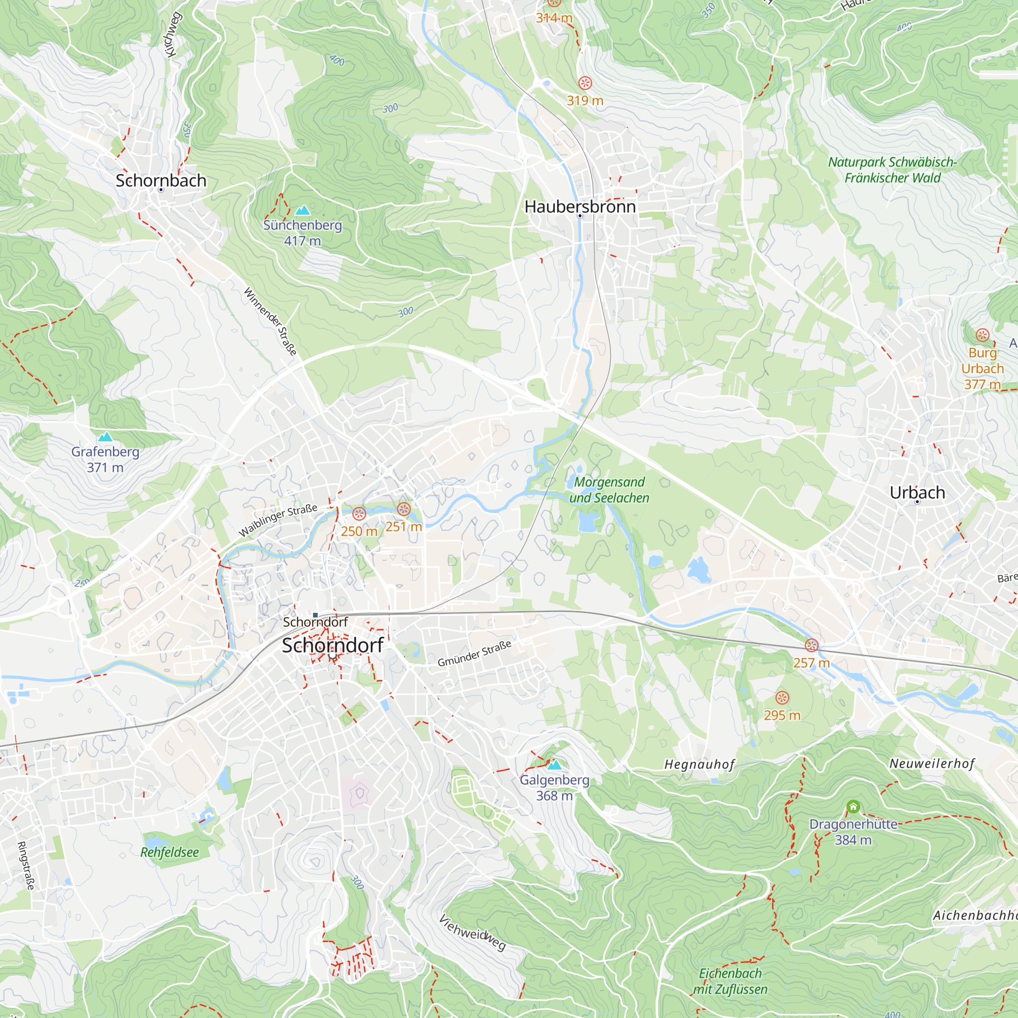 CVJM Hütte map