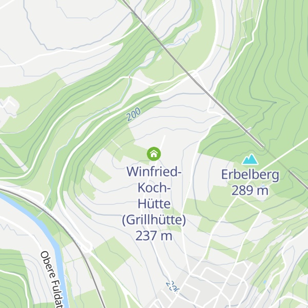 Map of Winfried-Koch-Hütte (Grillhütte)
