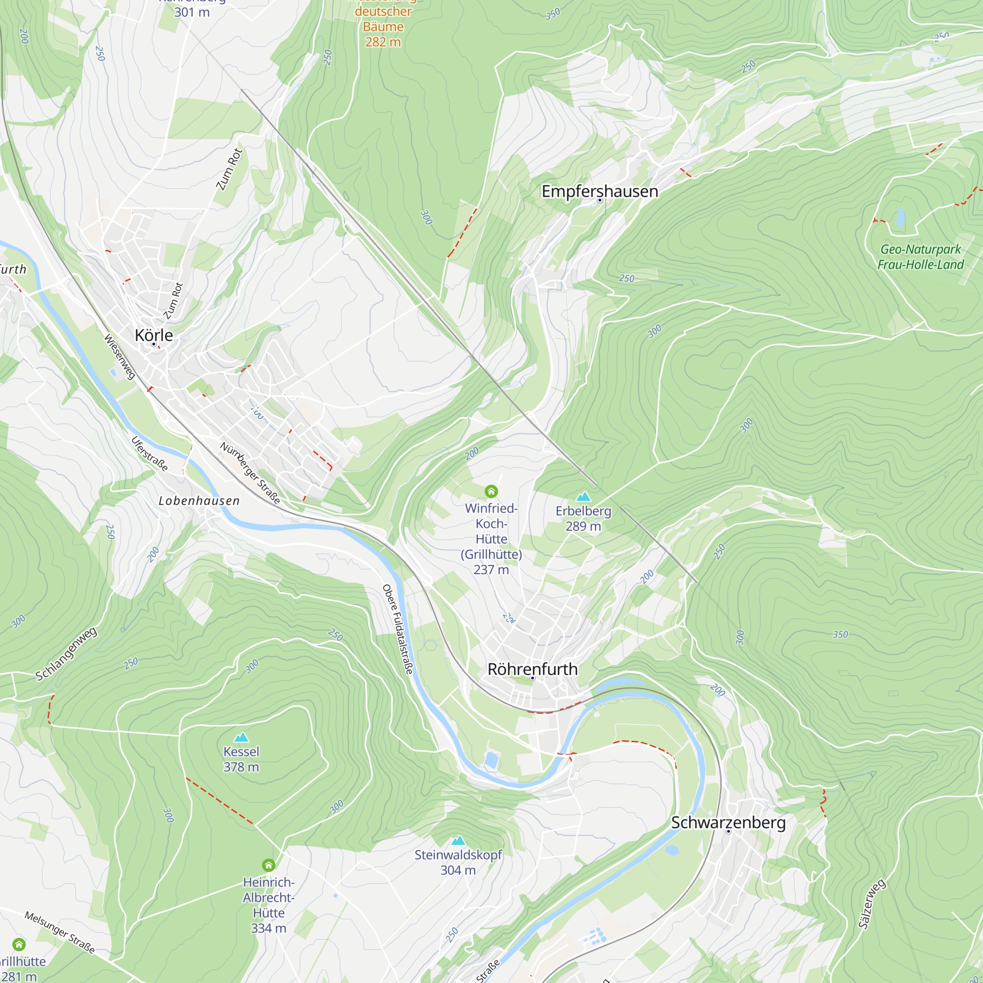 Winfried-Koch-Hütte (Grillhütte) map