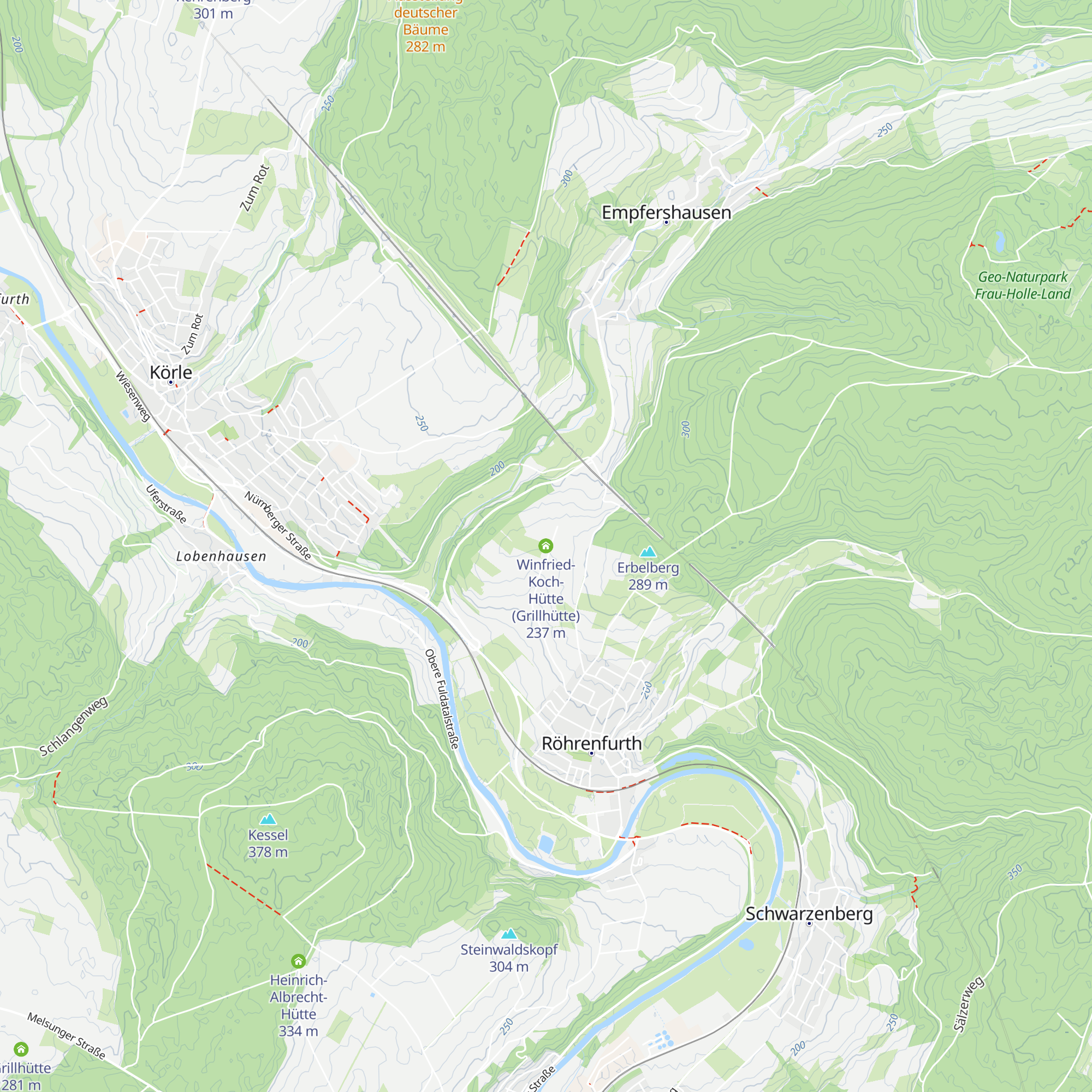 Winfried-Koch-Hütte (Grillhütte) map