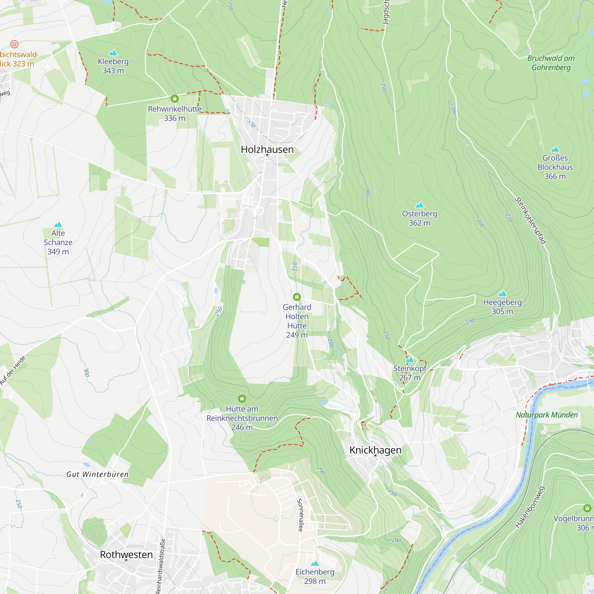 Gerhard Holten Hütte map