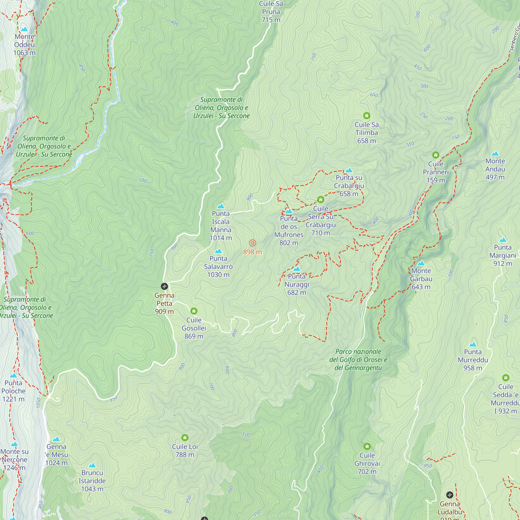 Cuile Predosu map