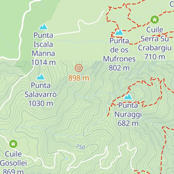 Map of Cuile Predosu