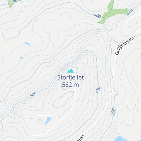 Map of Storfjellet