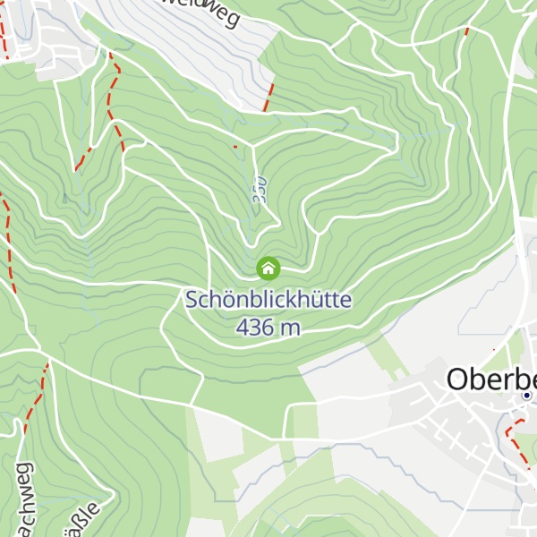 Map of Schönblickhütte