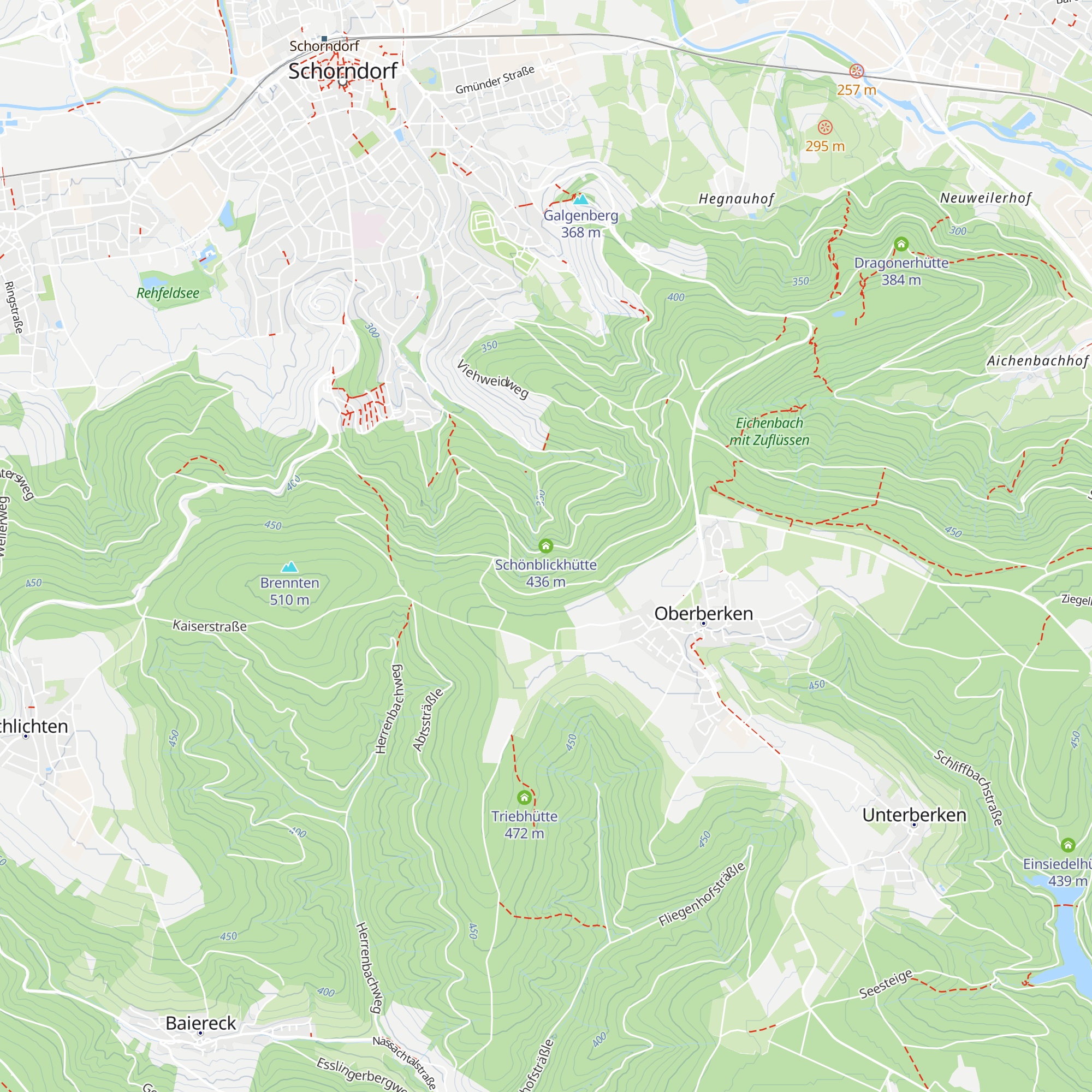 Schönblickhütte map