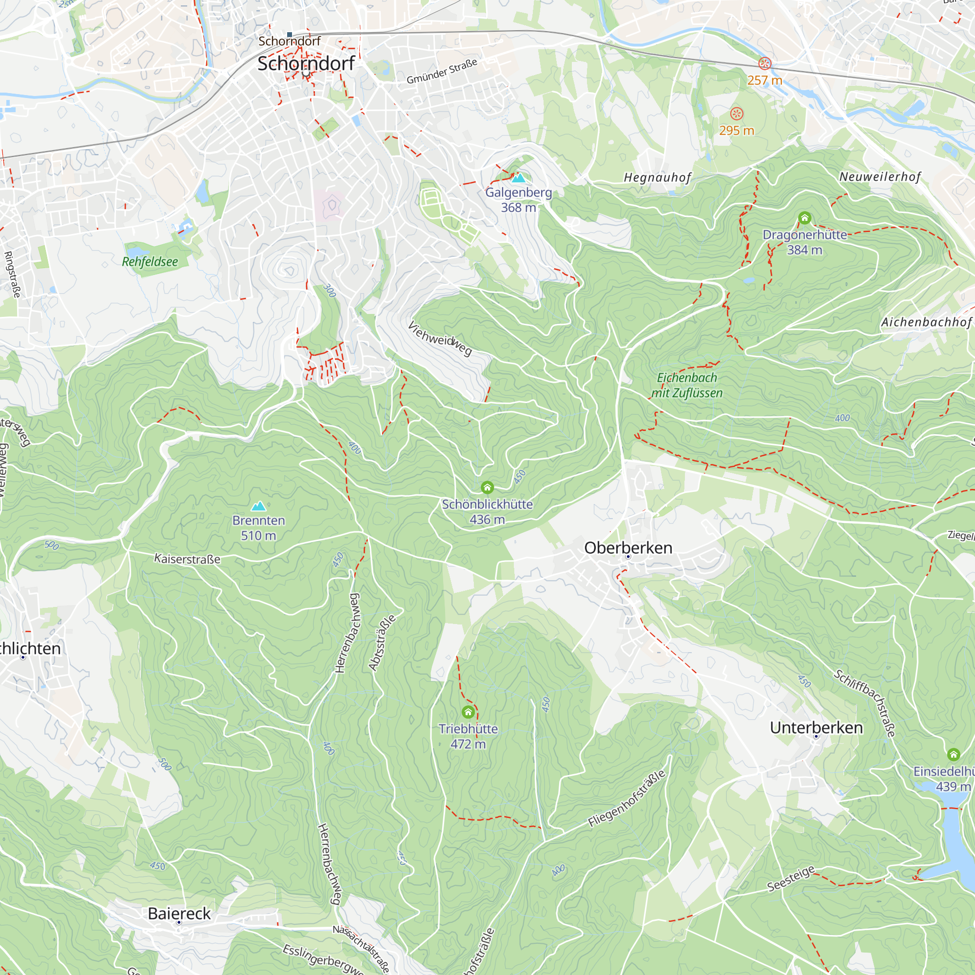 Schönblickhütte map
