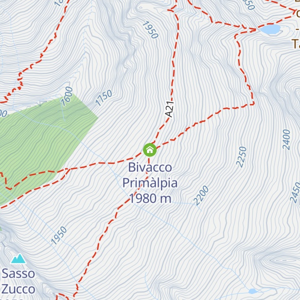 Map of Bivacco Primàlpia