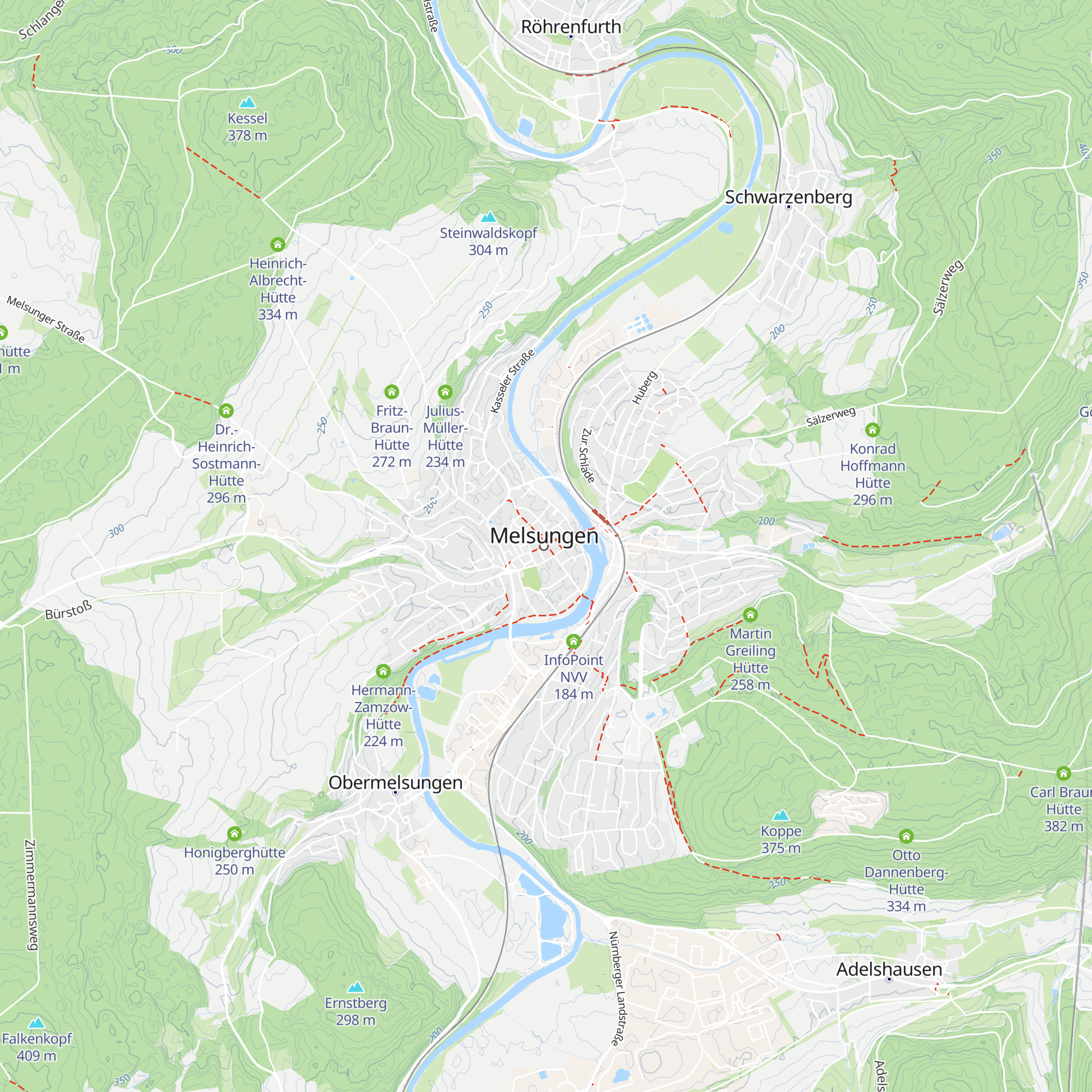 Kultur- & Tourist-Info Melsunger Land e.V. map