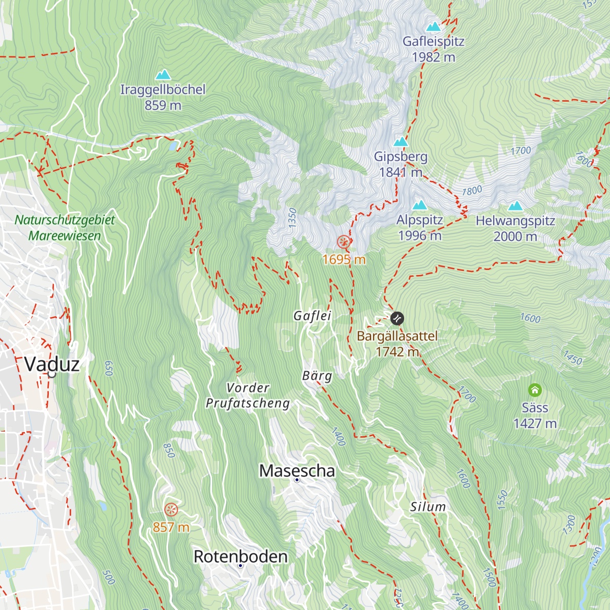 Clinicum Alpinum map