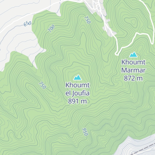 Map of Khoumt el Joufia
