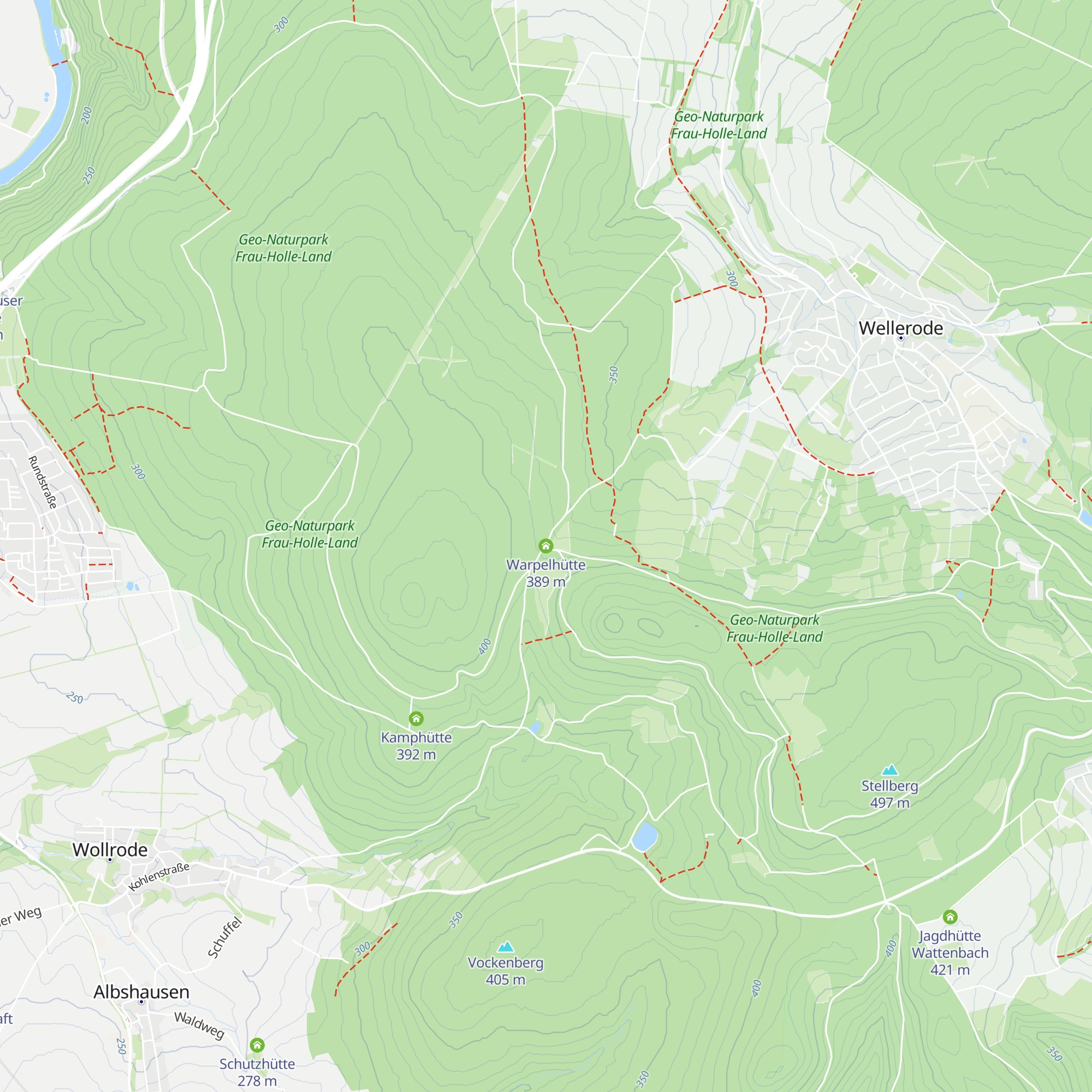 Warpelhütte map