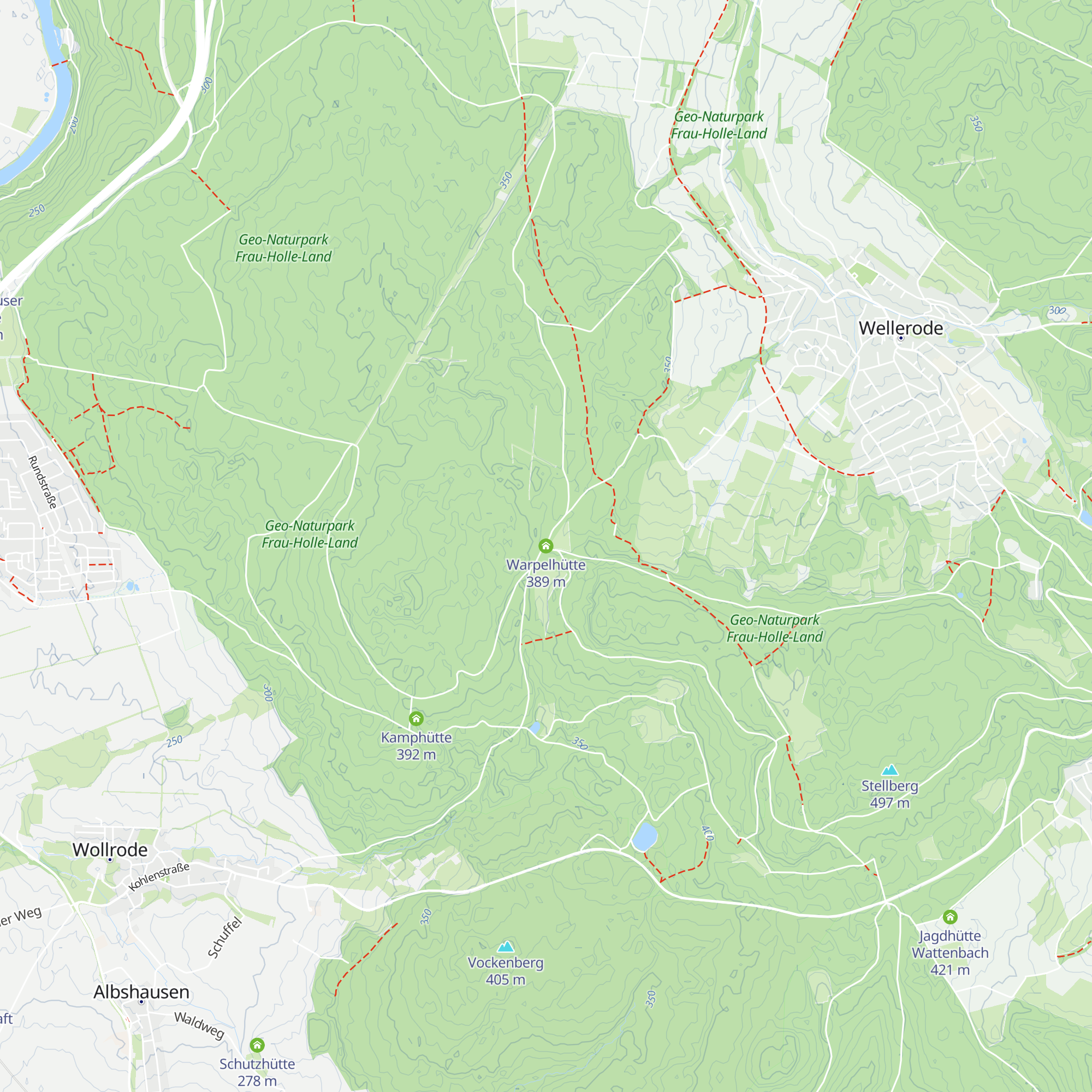 Warpelhütte map