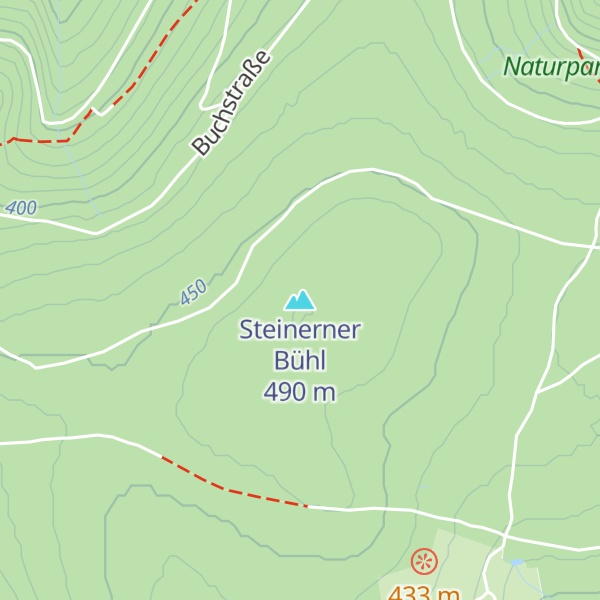 Map of Steinerner Bühl