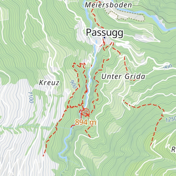 Map of Trinkhalle Passugg