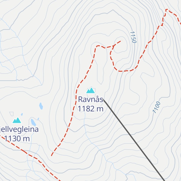 Map of Ravnås