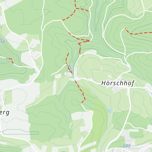 Map of Rottmannsberger Sägmühle (Althütte)
