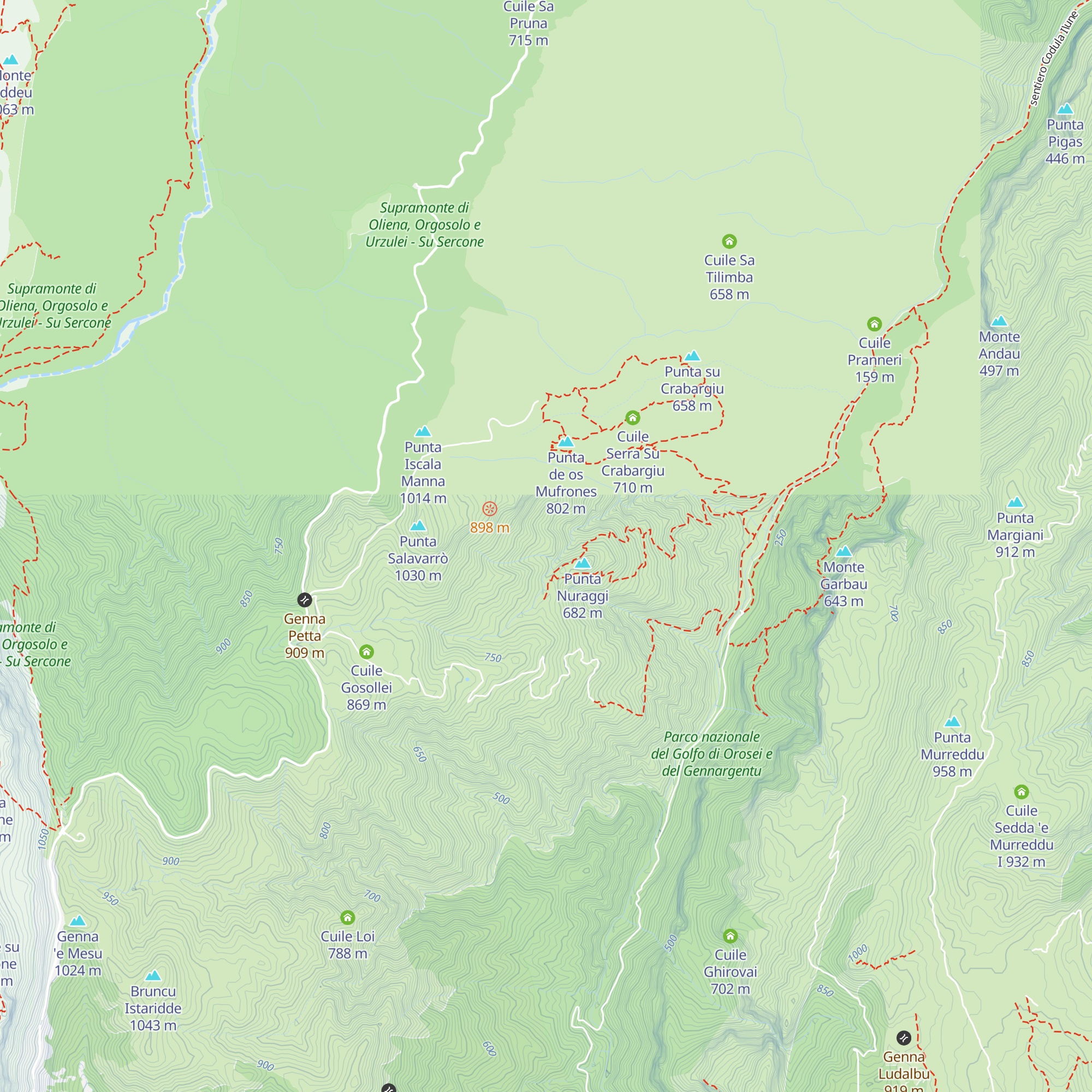 Cuile Sa Mendula map