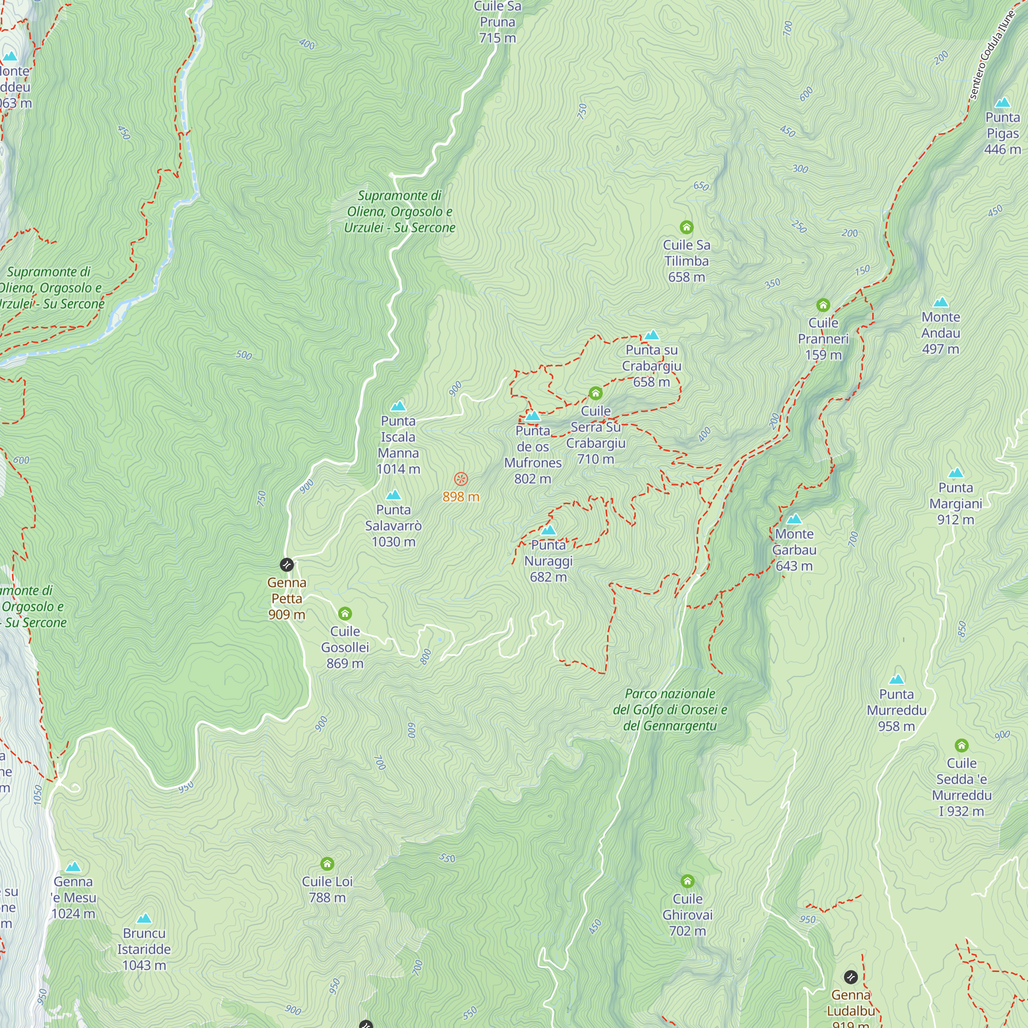 Cuile Sa Mendula map