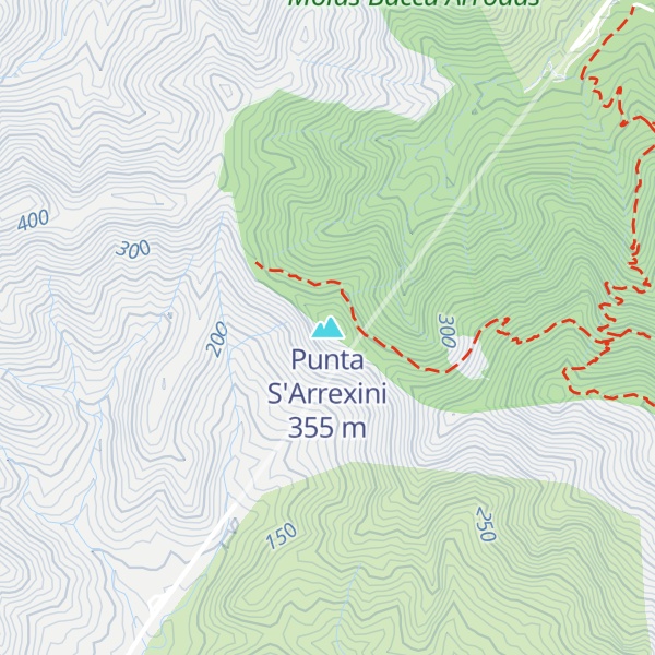 Map of Punta S'Arrexini