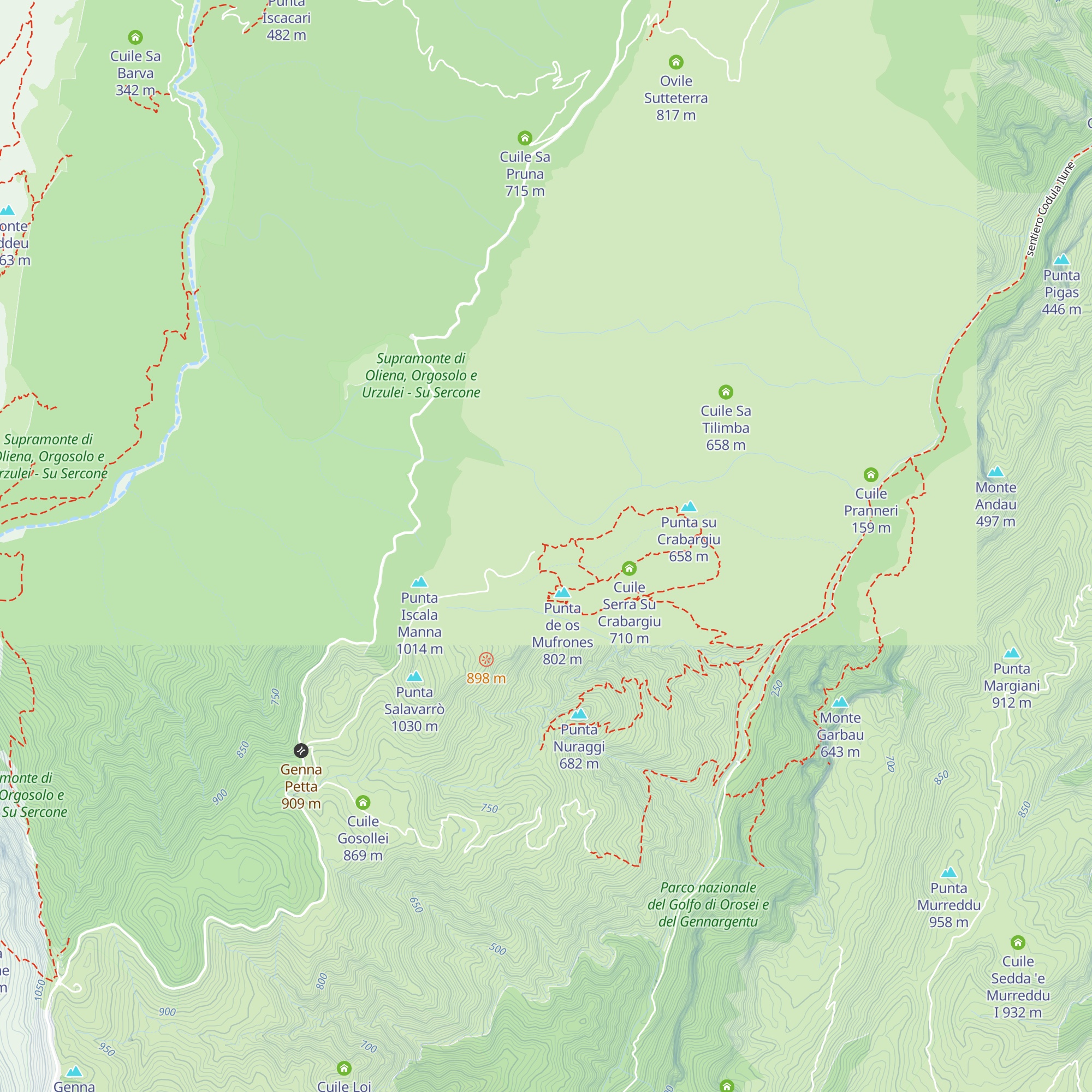 Cuile Sa Portiscra I map