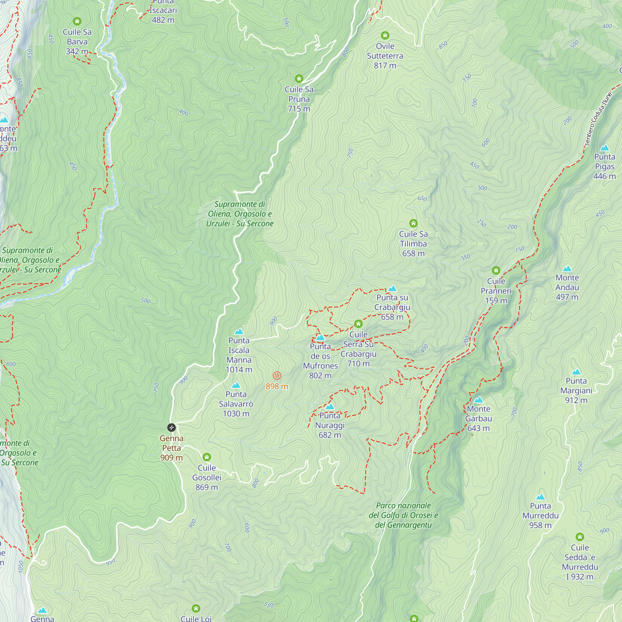 Cuile Sa Portiscra I map