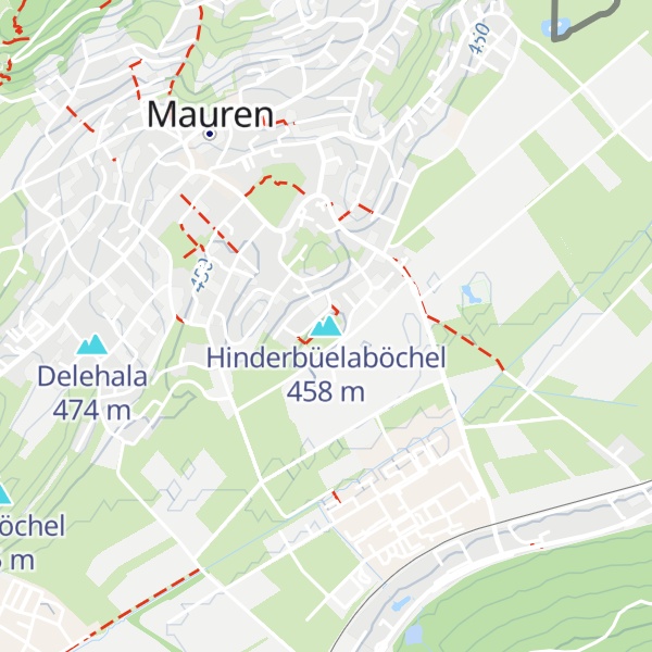 Map of Hinderbüelaböchel