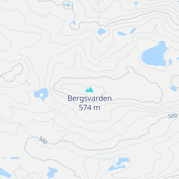 Map of Bergsvarden